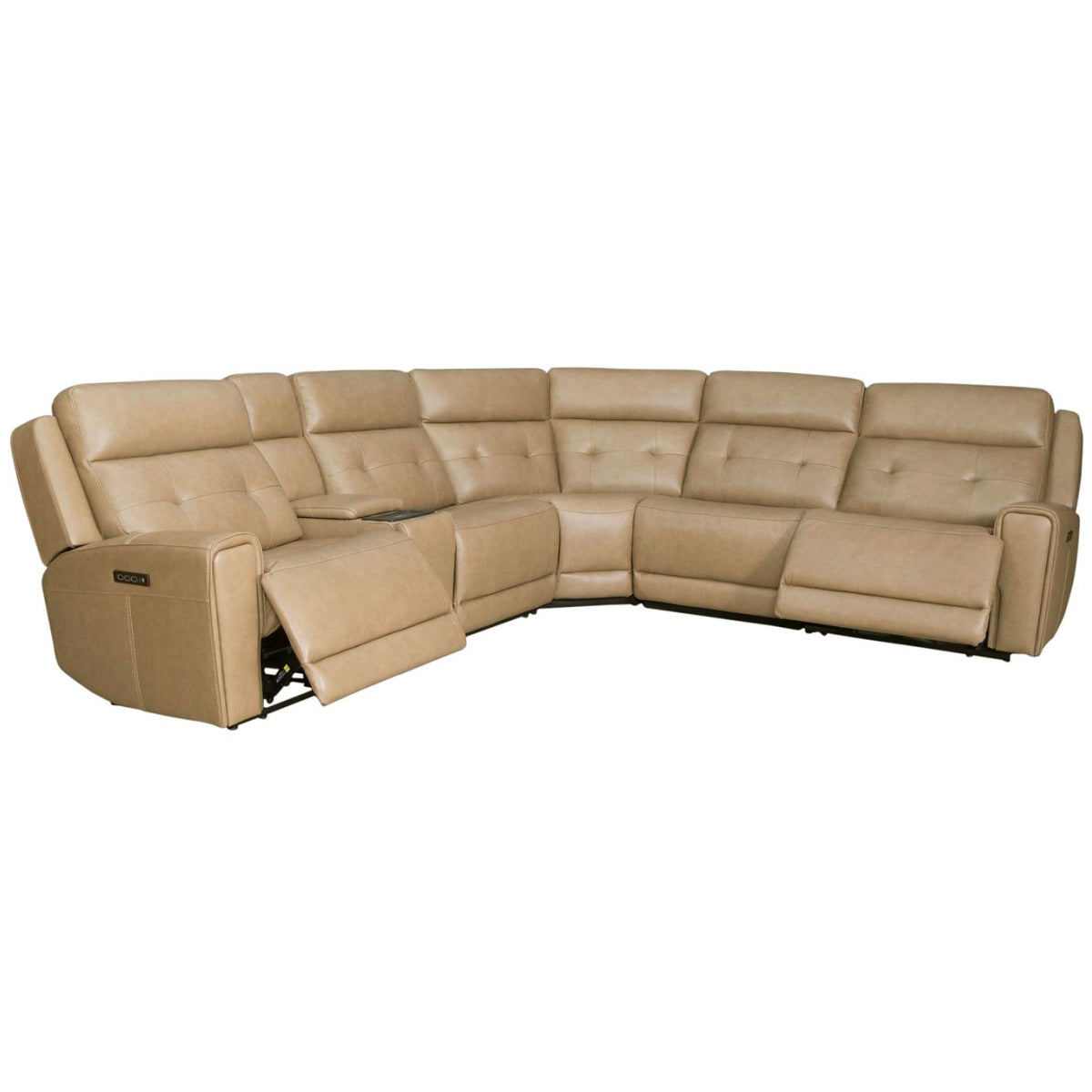 Salted Caramel Reclining Sectional