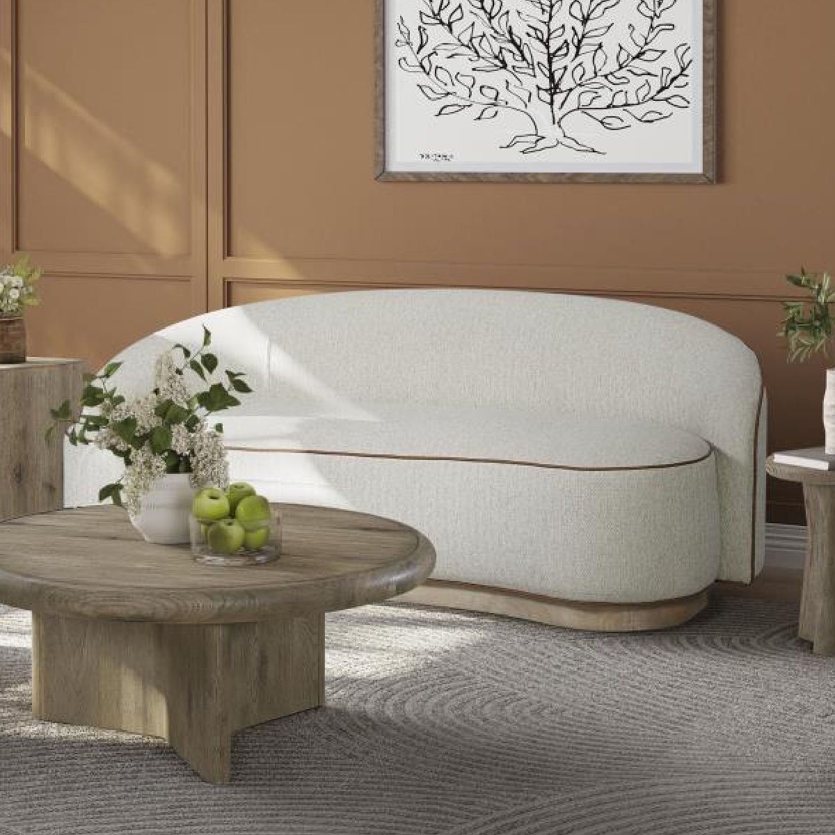 Modern Curvature Sofa