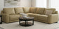 London Chelsea Reclining Sectional-Toast