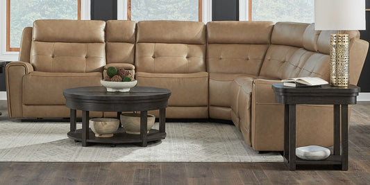 Salted Caramel Reclining Sectional