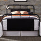 Antique Black Metal Bed